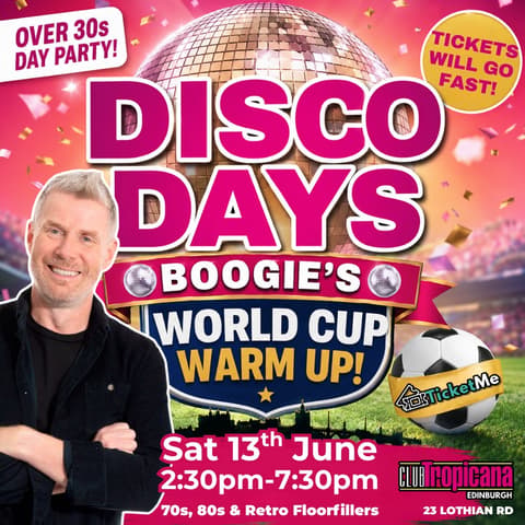 Disco Days | Boogie's World Cup Warm Up
