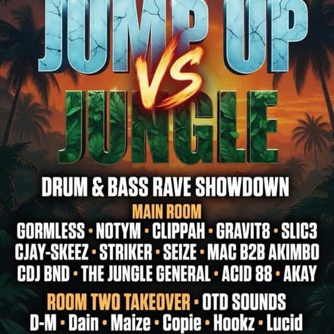 GTK + SUNSET IN THE JUNGLE Presents - Jump up vs Jungle v1