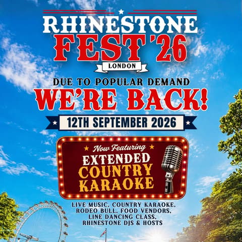 Rhinestone Fest: London, September 12th