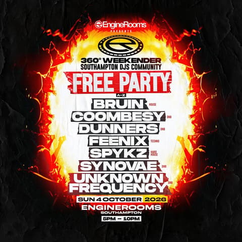 ER 360 Weekender: Southampton DJ Community FREE RAVE