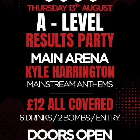A Level Results Night @ Cube