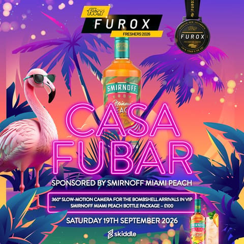 FRESHERS 2026 | Casa Fubar