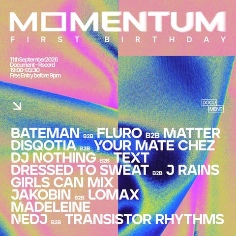Momentum 1st Birthday Party (Free Entry)