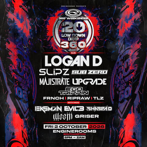 EngineRooms 360 Weekender: 20 Years of Low Down Deep