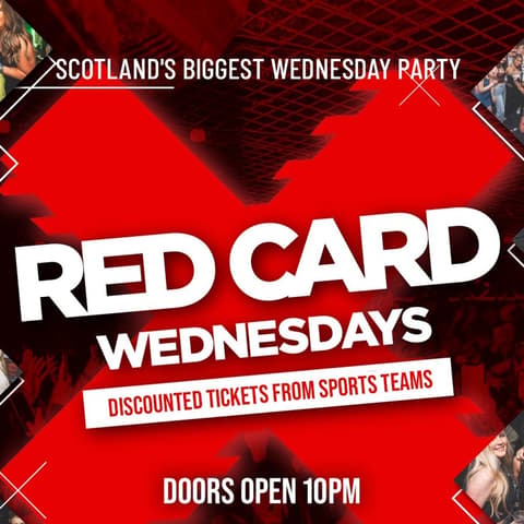 RED CARD Wednesday