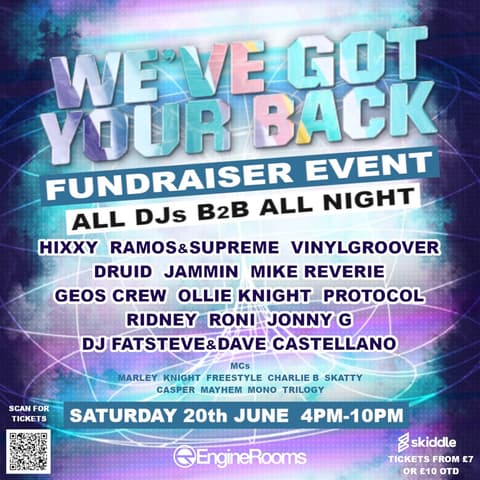 Got Your Back - Hardcore Charity Event NOW IN SUBURBIA