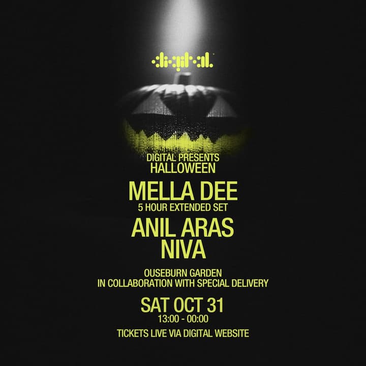 DIGITAL Presents Halloween: Mella Dee, Anil Aras, Niva