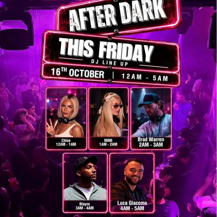 AFTER DARK | Friday Night House Sessions