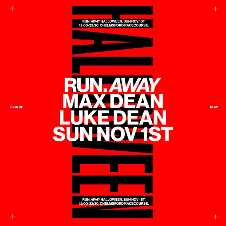 Run Away Halloween '26 - Day 2 - Max Dean & Luke Dean - Essex