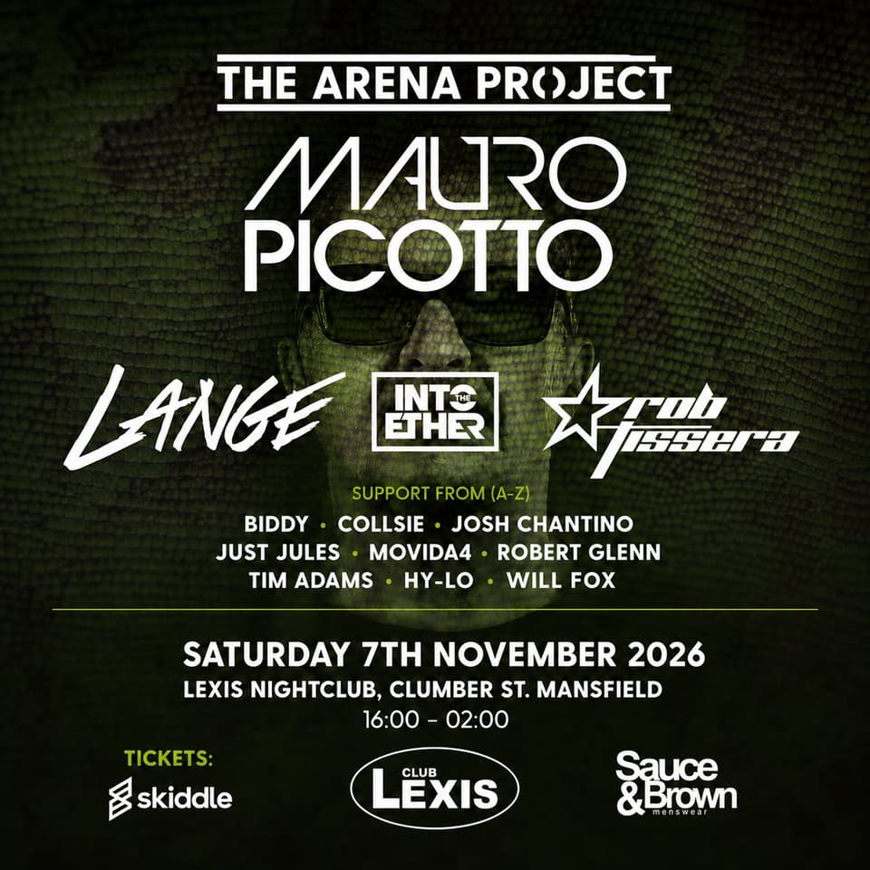 The Arena Project pres Mauro Picotto, Lange & Rob Tissera