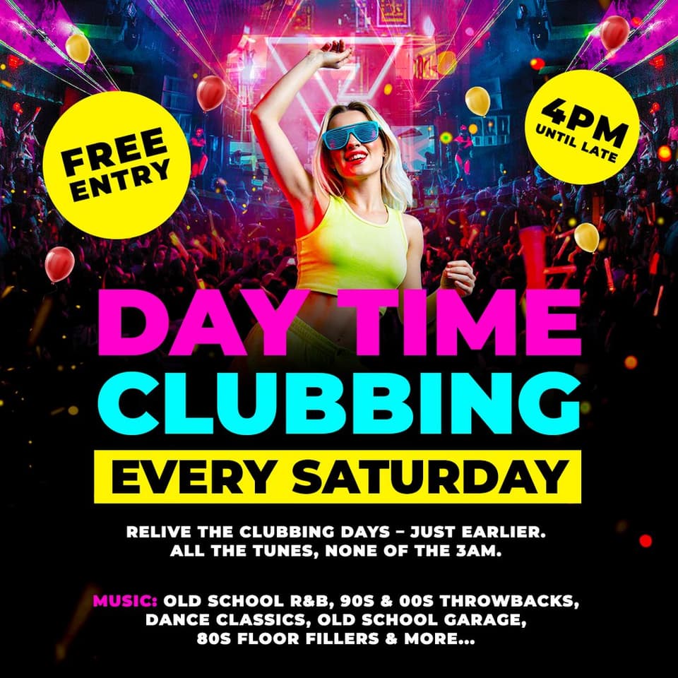3dp Network Daytime Clubbing | 4pm-10pm | Southampton 7 Nov