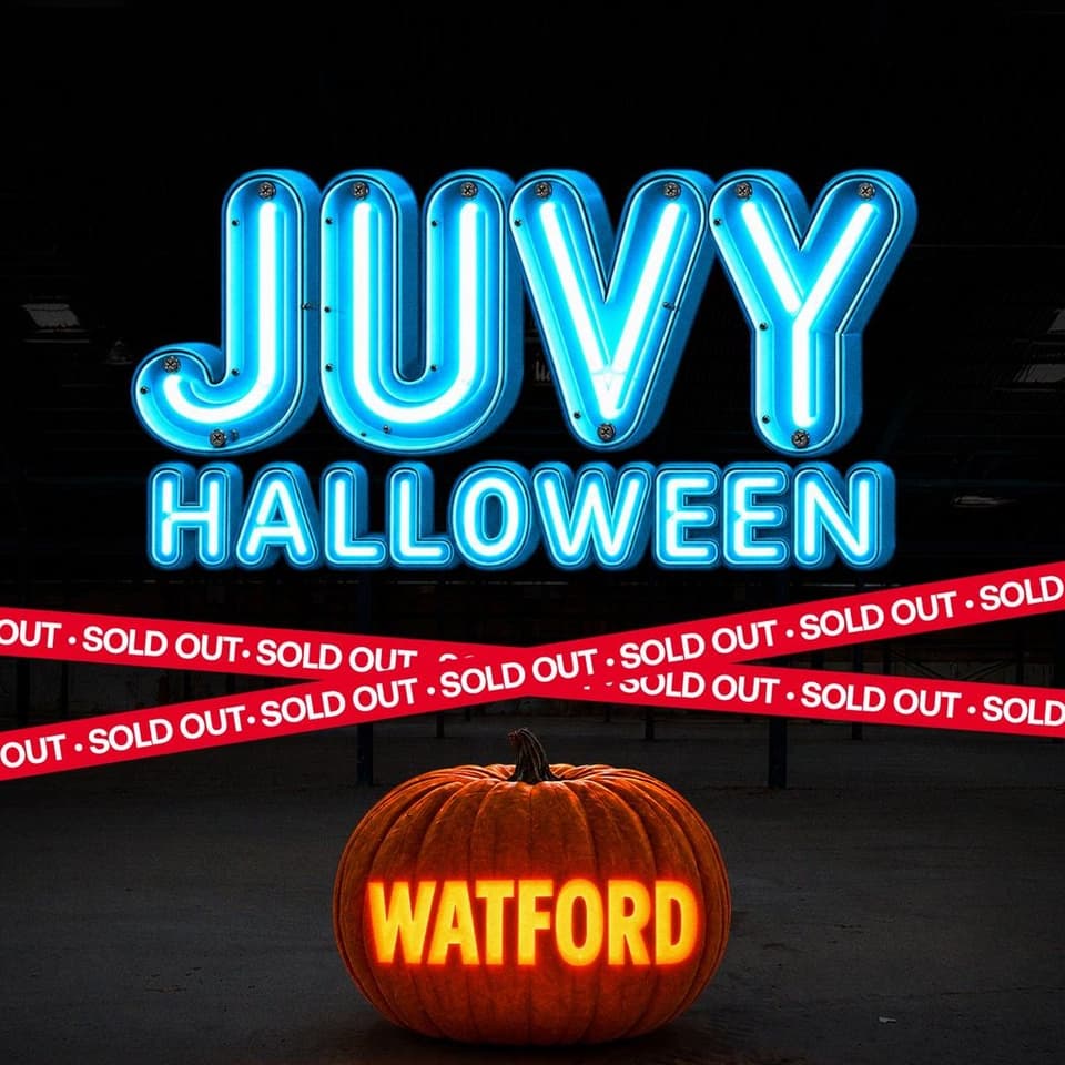 JUVY Under 18s - Halloween Tour - Mon 26 October - WATFORD